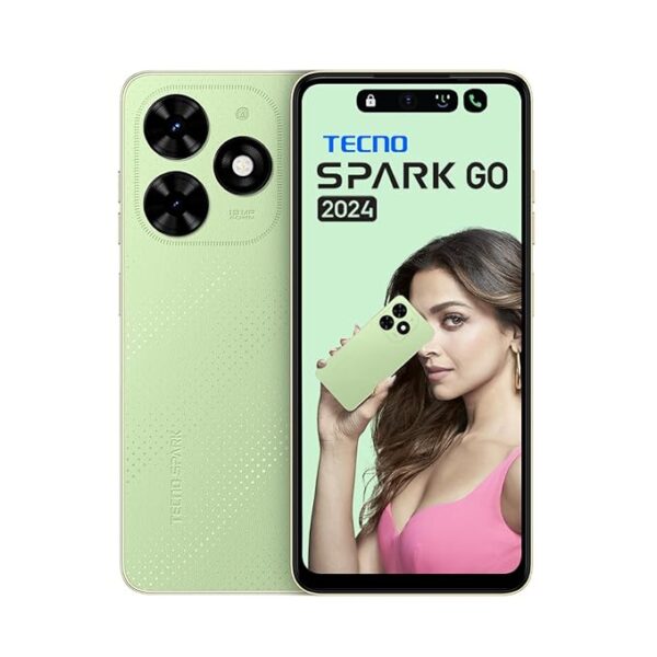 TECNO Spark Go 2024 | Segment First 90Hz Dot-in Display with Dynamic Port & Dual Speakers with DTS| 5000mAh| 10W Type-C| Fingerprint Sensor| Octa-Core Processor