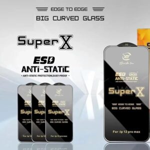 ITC BHARAT Edge to Edge Super X Tempered Glass Screen Protector for iPhone 12/12Pro, Anti-Static, Dust-Proof