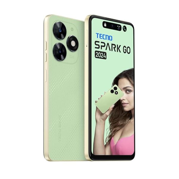 TECNO Spark Go 2024 | Segment First 90Hz Dot-in Display with Dynamic Port & Dual Speakers with DTS| 5000mAh| 10W Type-C| Fingerprint Sensor| Octa-Core Processor - Image 4