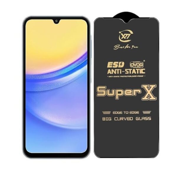 ITC Bharat Edge to Edge Super X Tempered Glass Screen Protector for Samsung Galaxy A15 5G - Pack of 1